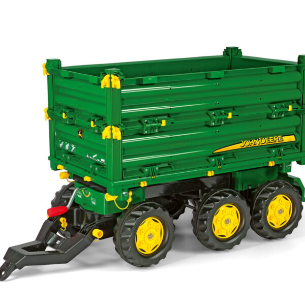 Rolly Toys rollyMulti Trailer -  Przyczepa Wywrotka Rolly Multi John Deere 3 osiowa