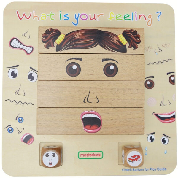 MASTERKIDZ Nauka Emocji Gra Drewniana Montessori