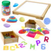 MASTERKIDZ Panel Skrzynia LED Sensoryczna + Zestaw Akcesoriów