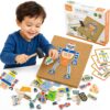 VIGA Drewniana Przybijanka Roboty 45 elementów Montessori