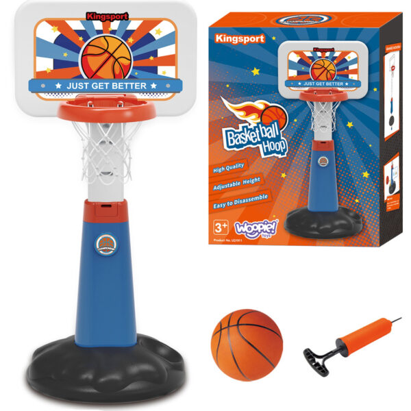 WOOPIE Zestaw Koszykówka Regulacja 99 - 125 cm + Piłka + Pompka