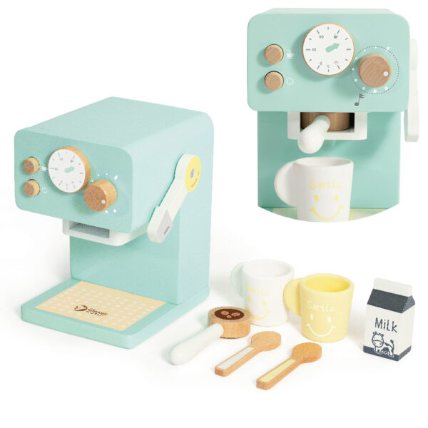 Classic World Drewniany Ekspres do Kawy dla Dzieci – Mały Barista
