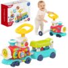 WOOPIE BABY Lokomotywa Pchacz Jeździk 2w1 Interaktywny Pociąg