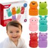 WOOPIE BABY Zwierzątka Sensoryczne Miękkie Zestaw 6 szt